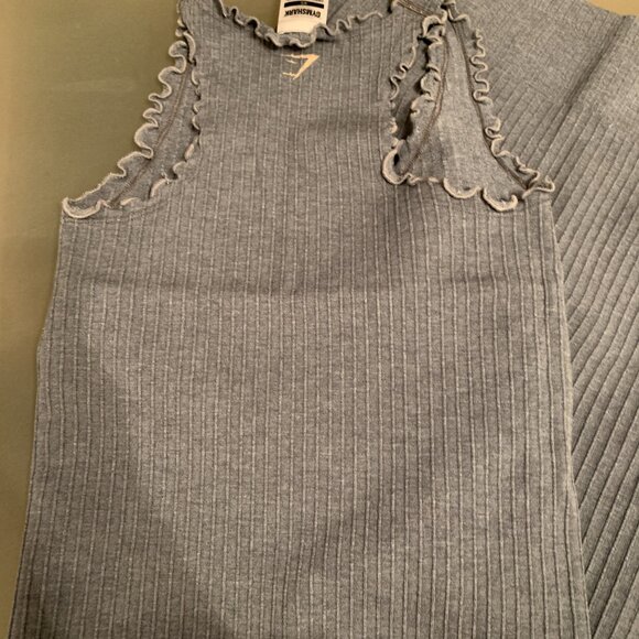 BNWT GYMSHARK 3 PCS Luxe Seamless Leggings ZIp Up Jacket & Sports Bra XS S - Picture 16 of 16